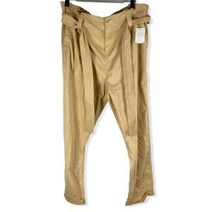 Topshop Pinseam Stretch Twill Pants In 